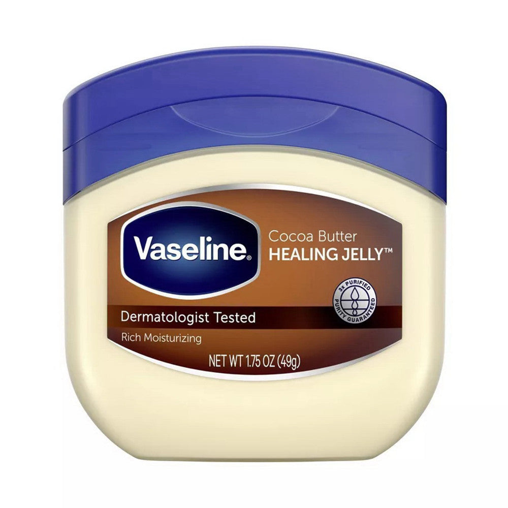 Vaseline Rich Conditioning Petroleum Jelly Cocoa Butter, 1.75 Oz